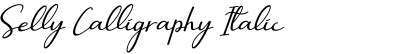 Selly Calligraphy Italic